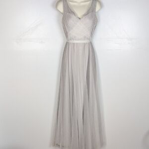 Wtoo Elegant Mesh Lace Evening Dress